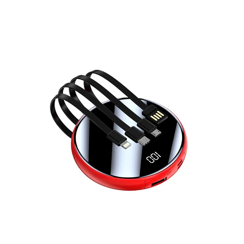 Factory Selling the New Round Mini Power Bank 10000mah Powerbanks 10000 Mah Portable Best Selling Hot Chinese Products Round