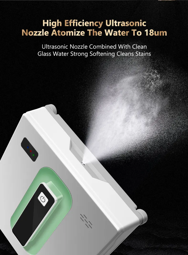 Intelligent Robotic Glass Cleaner with 30-60min Runtime and 1 Year Warranty for High Rise Buildings