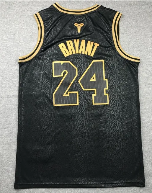 kobe bryant black and gold jersey