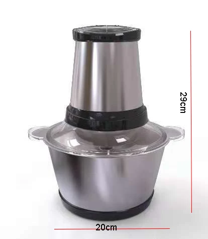 2l/3l Stainless Steel Electric Automatic Meat Grinder Household