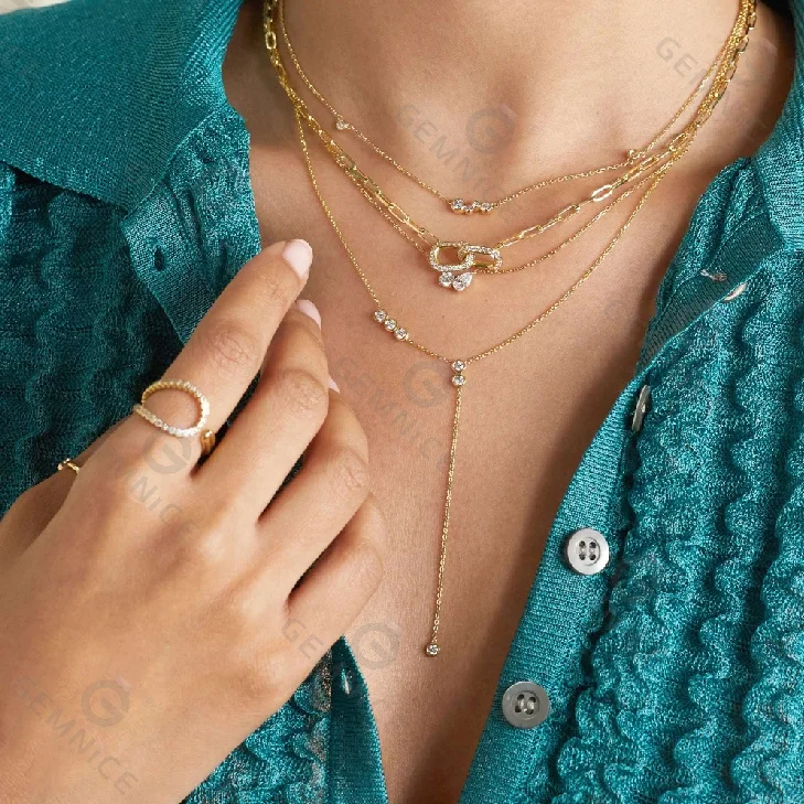 18k Gold Plated Minimalist Leaf Olive Necklace