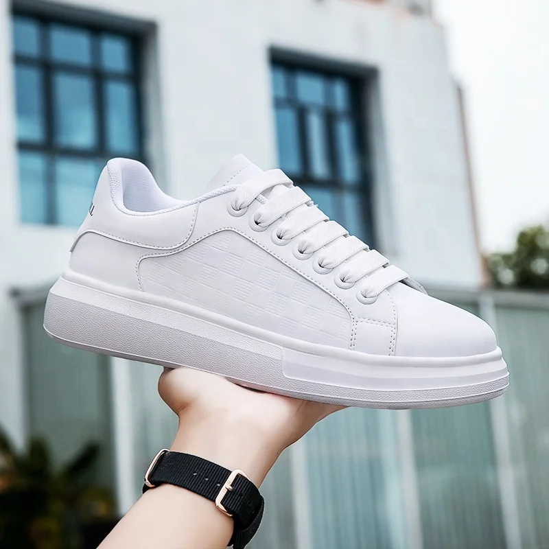 Low Top Expensive White Shoes Designer Sneakers Plain White