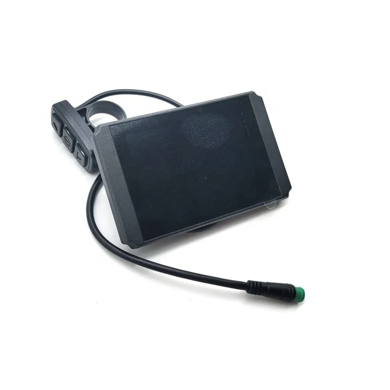 48V LCD 8HU Waterproof Connector Display for Electric Bikes Parts KT Controller