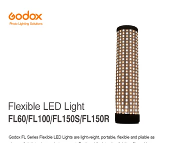 Godox FL100 100W LED Video Light Portable Rollable Cloth Lamp with Controller Remote Control Factory Price product image