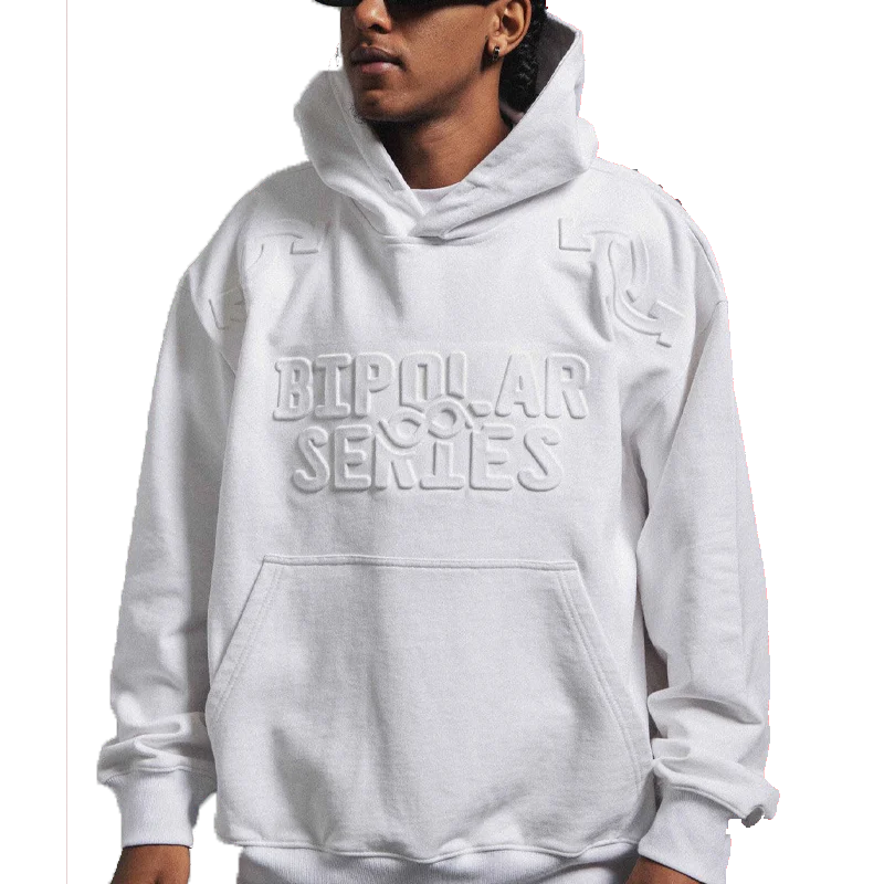 Heavyweight Cotton French Terry Thick Hoodie Custom Logo 3d Streetwear