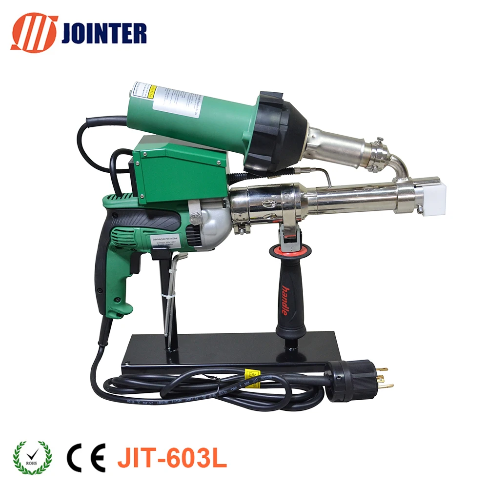3400W HDPE Liner Extrusion Welding Gun Portable Hand Plastic Pipe Extrusion Machine