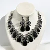 Black on white-glossy black