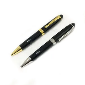 Heavy Black Pen Premium Executive Custom Logo Promotional High Quality Luxury Metal Ballpoint Pen