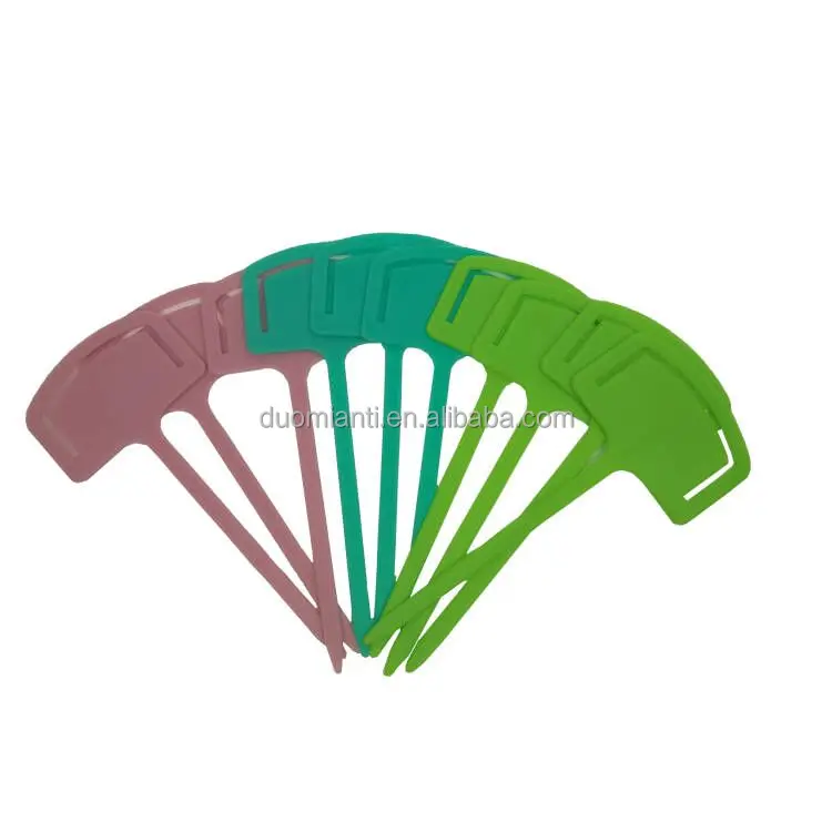 Plastic Plant Markers Labels,Waterproof T Type Tags For Flower Vegetables Seedling Potted Herb