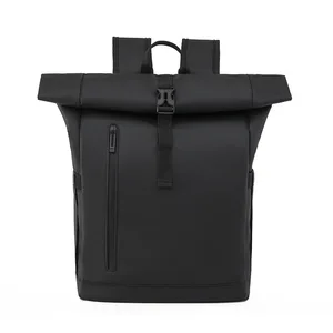 Eastshine Shoulder Bag for Men's Business Leisure Backpack College Student  Rolled Lid Backpack