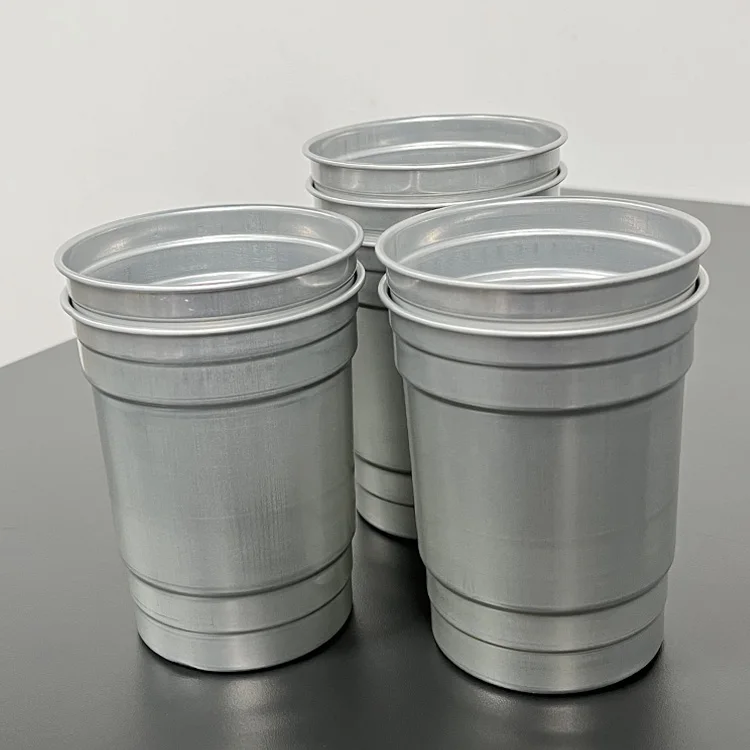 Low Moq Fast Delivery Bpa Free Food Grade Recyclable Bar Drinkware Accessories Custom Cup Aluminum Seal Seal