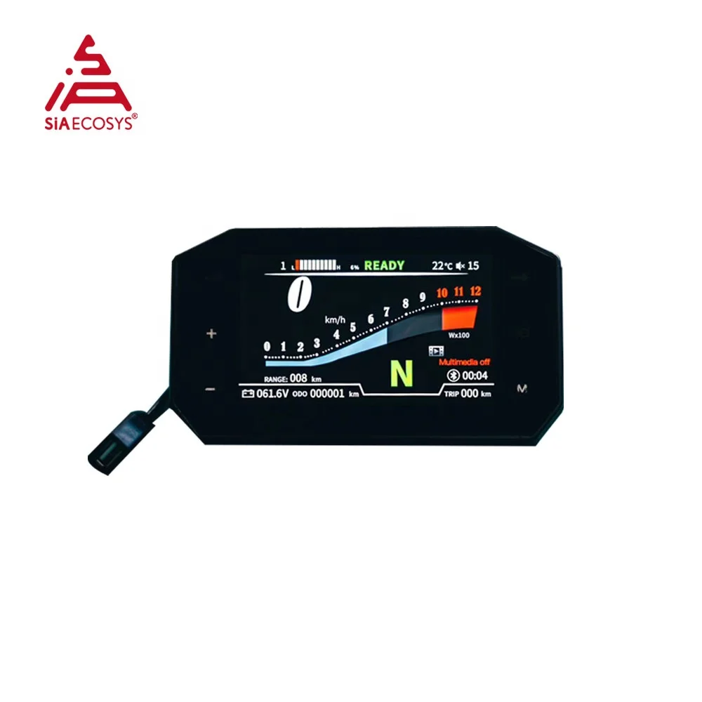 SIAECOSYS ND72450 Controller with Adjustable Display New Chaojie SCJ5066-1 Speedometer for Motorcycles Fardriver