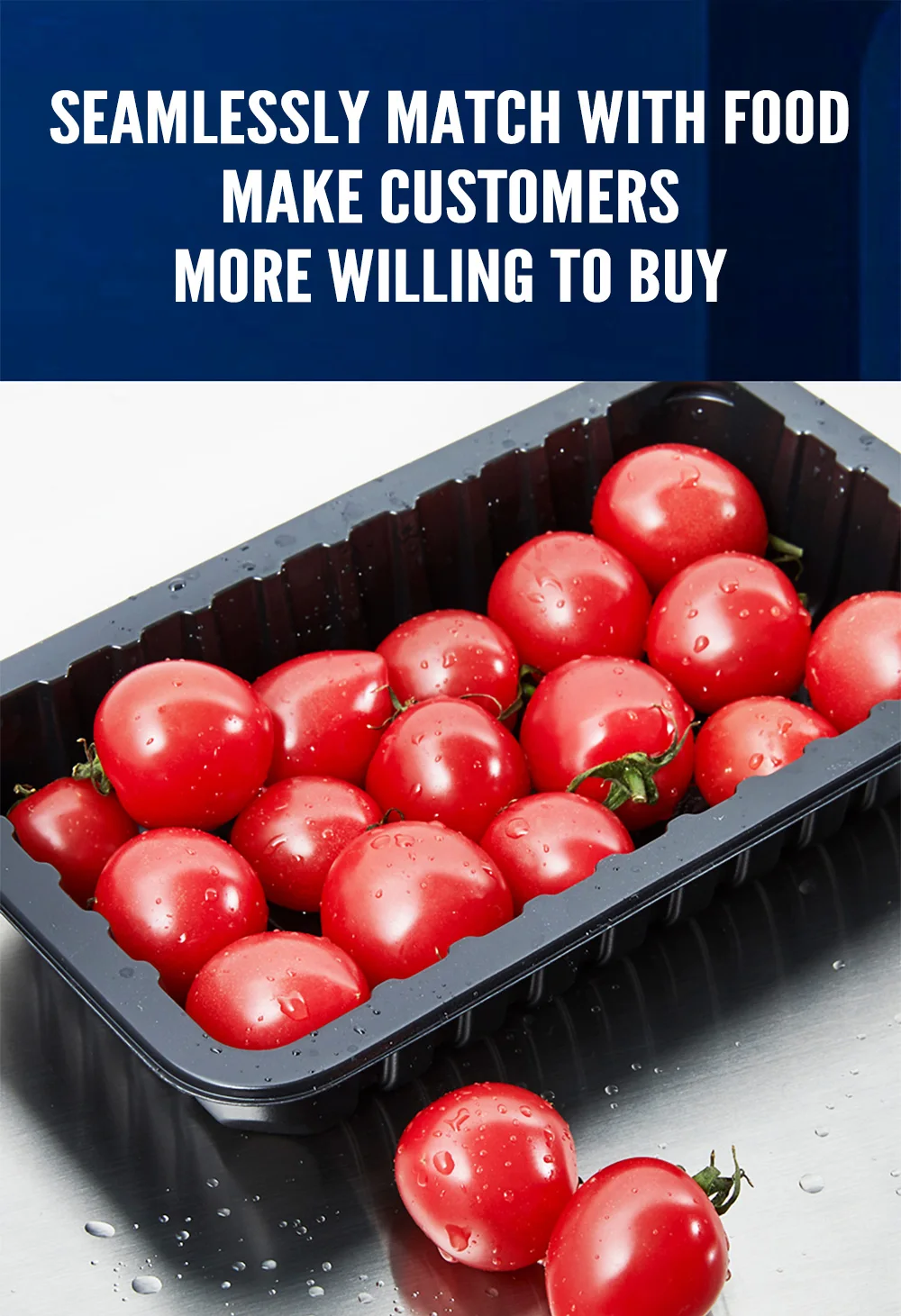 Customizable Plastic Food Tray Whole Chicken Meat Plastic Food