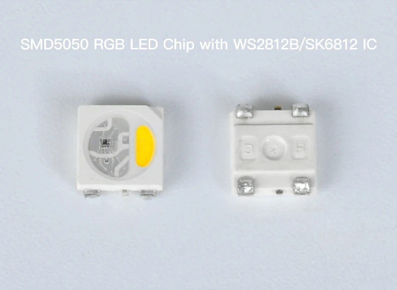 DC5V WS2812B Individually Addressable Led Strip 30/60/100/144 Leds/m Black/White PCB IP30/65/67 Smart RGBIC Led Light 1M To 5M