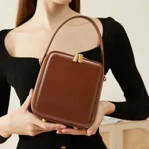 2026 A-329 Women's Genuine Leather Crossbody Handheld Shoulder Bags Light Luxury New Fashion Styles for Ladies