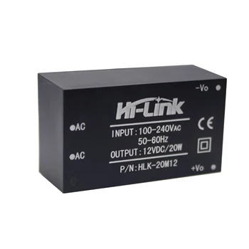 High Safety Isolation Hi Link 20W 5V/9V/12V/15V/24V HLK-20M12 Output AC DC switch power supply module with CE/ROHS