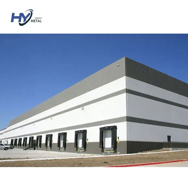 Китайский завод, заводское здание, сборные здания, стальные детали цеха, чертеж склада