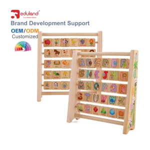 Preschooler Education 26 Alphabet Learning Frame Wooden Toy