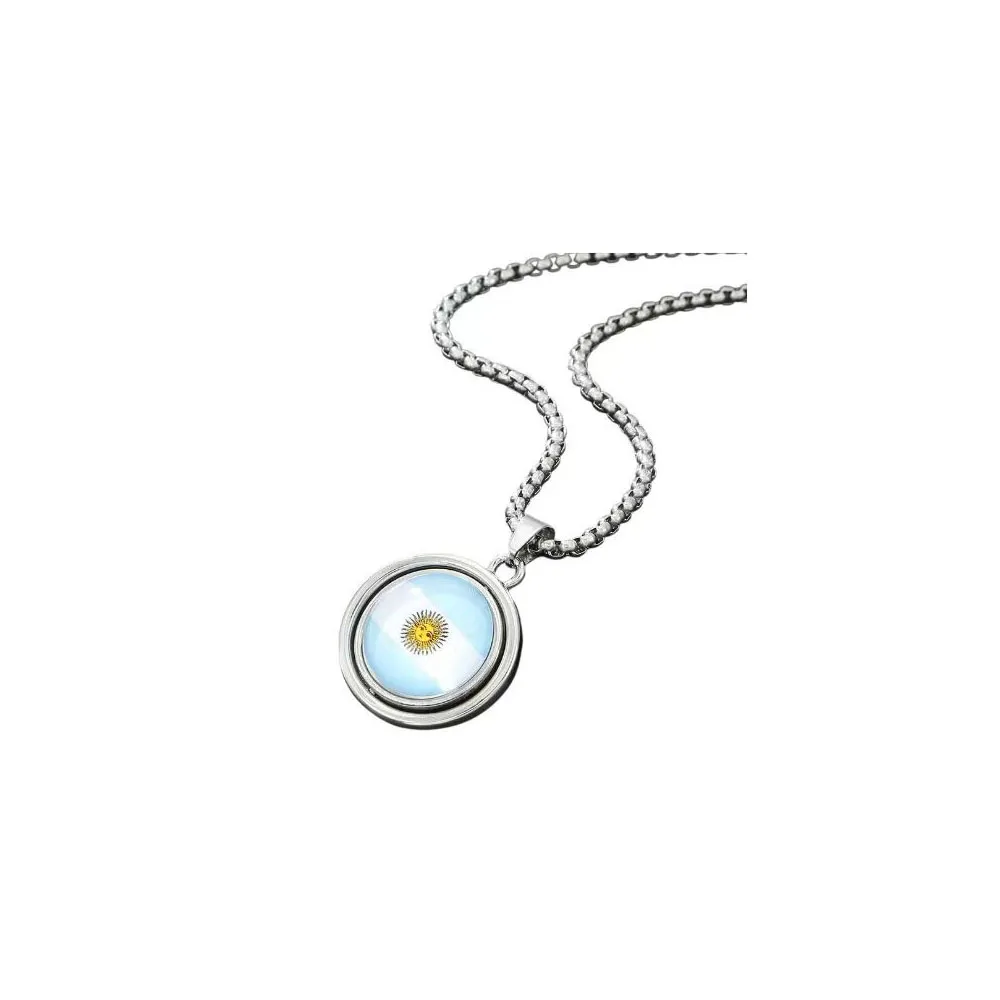 2026 Football World USA Canada Mexico National Team Stainless Steel Waterproof Plated Hip for Personalized Fashion Pendant