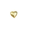 Ciondolo bracciale a cuore color oro e pesca