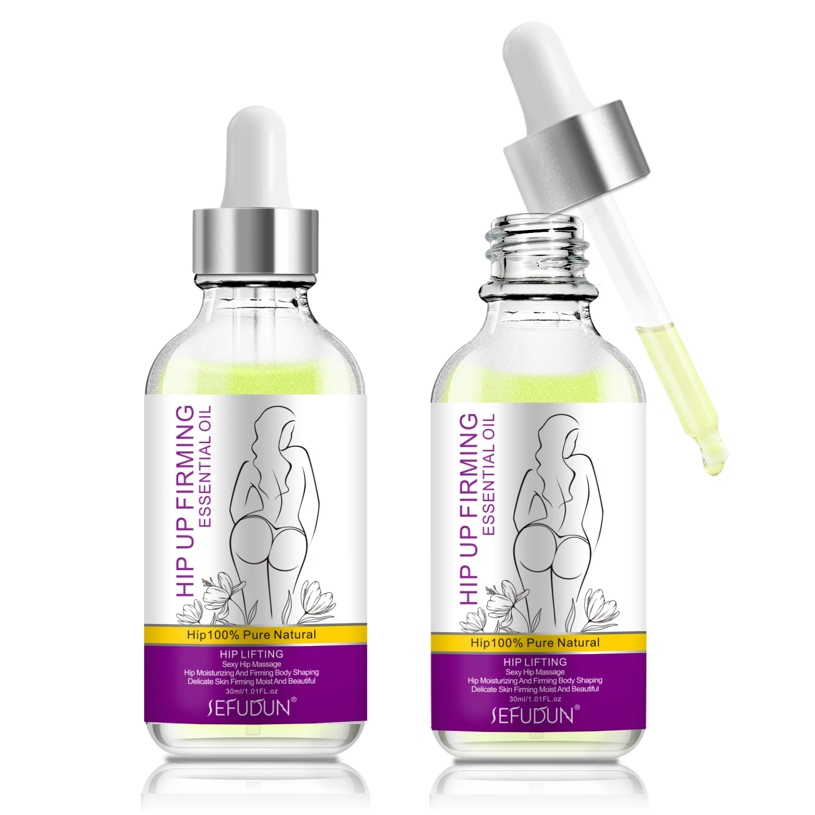 Customized Sexy Hip Buttock Enlargement Essential Firming Massage Oil