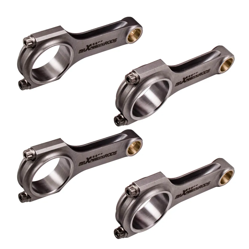 MaXpeedingrods Racing Performance Connecting Rod for Volvo 740 760 940 B230 Engines 2.3 with ARP Bolts