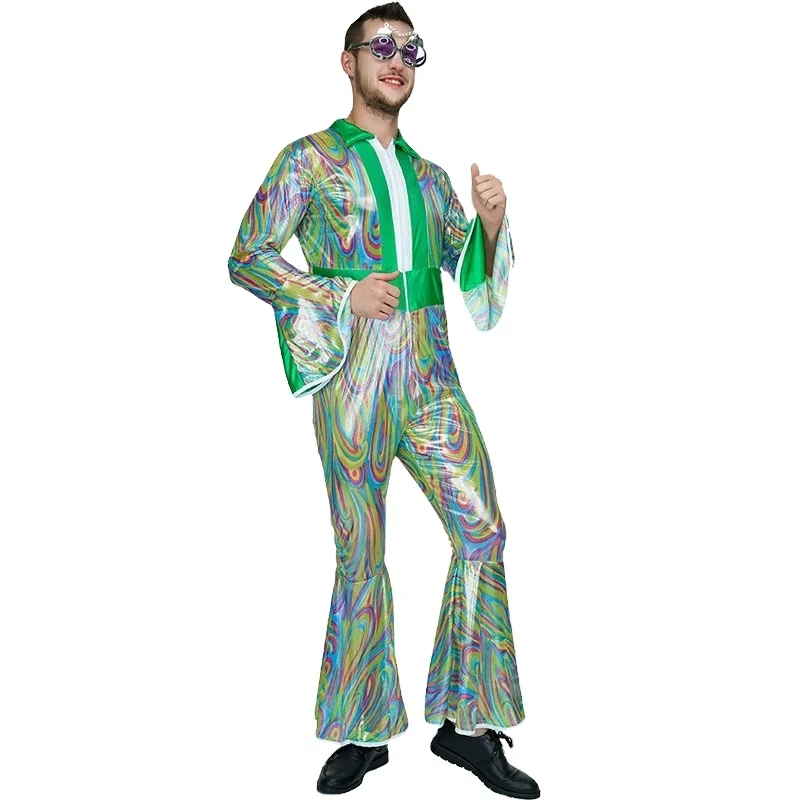 Classical 70'S Disco Jumpsuit Dancer Men'S Fancy 70'S Costume Party Disco  Costume - Buy 70'S Disco Costumes,Fancy Dress For Men,Party Disco Costume  Product On Alibaba.Com
