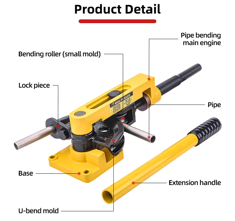 Swg-25 Pipe Tool Manual Pipe Bending Tools Portable Hydraulic Pipe ...