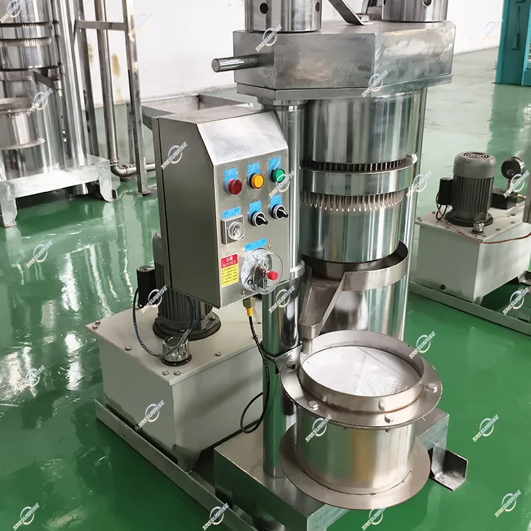 Small Hydraulic Extractor Cocoa Butter Nut Soybean Sesame Peanut Olive Sunflower Seed Mustard Avocado Oil Cold Press Machine