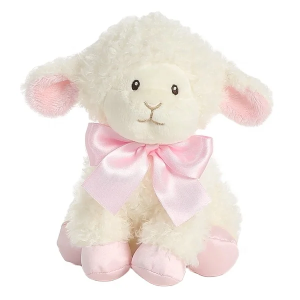 pink stuffed sheep