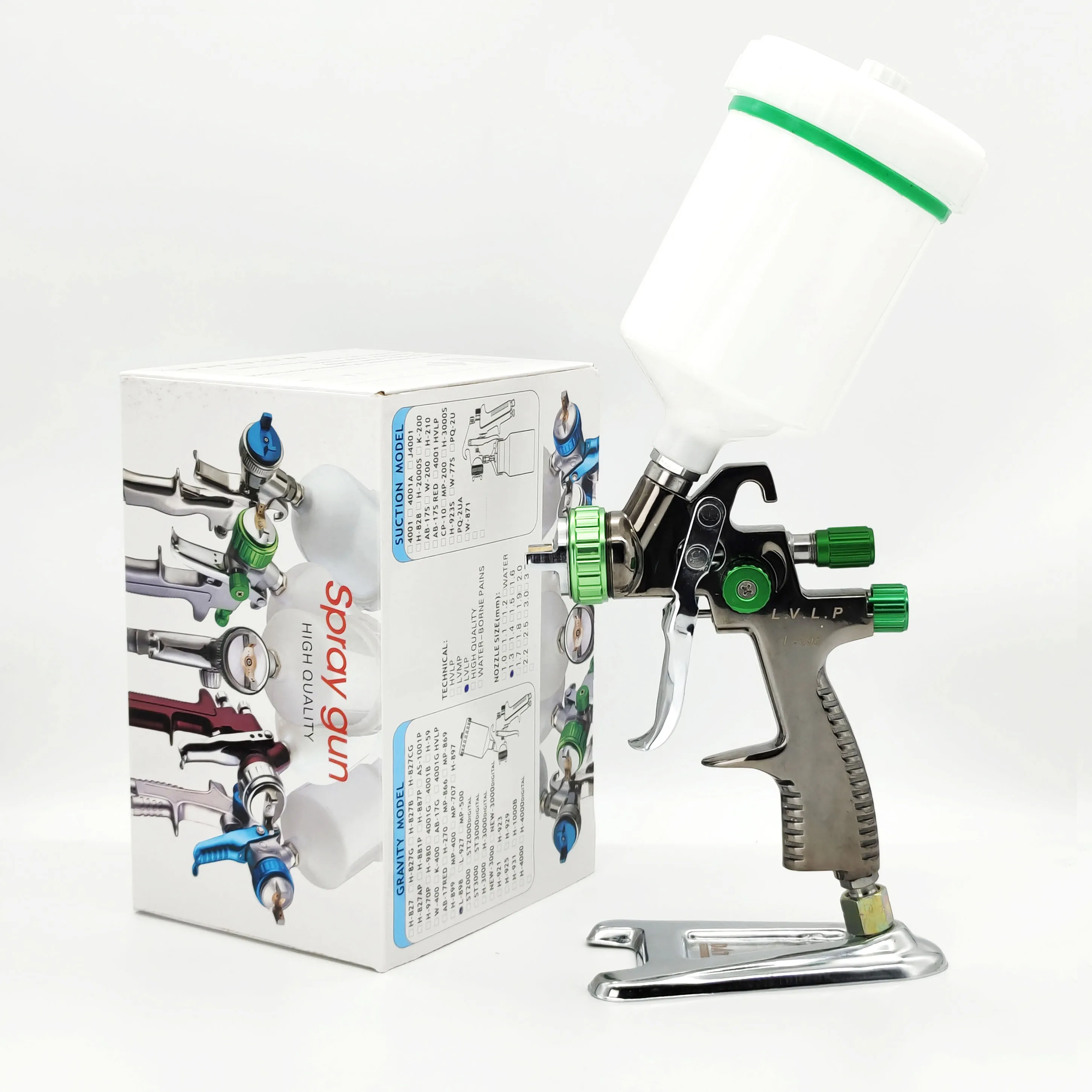 R-100 Spray Gun High Quality Lvlp Mini Spray Gun Gravity Stainless