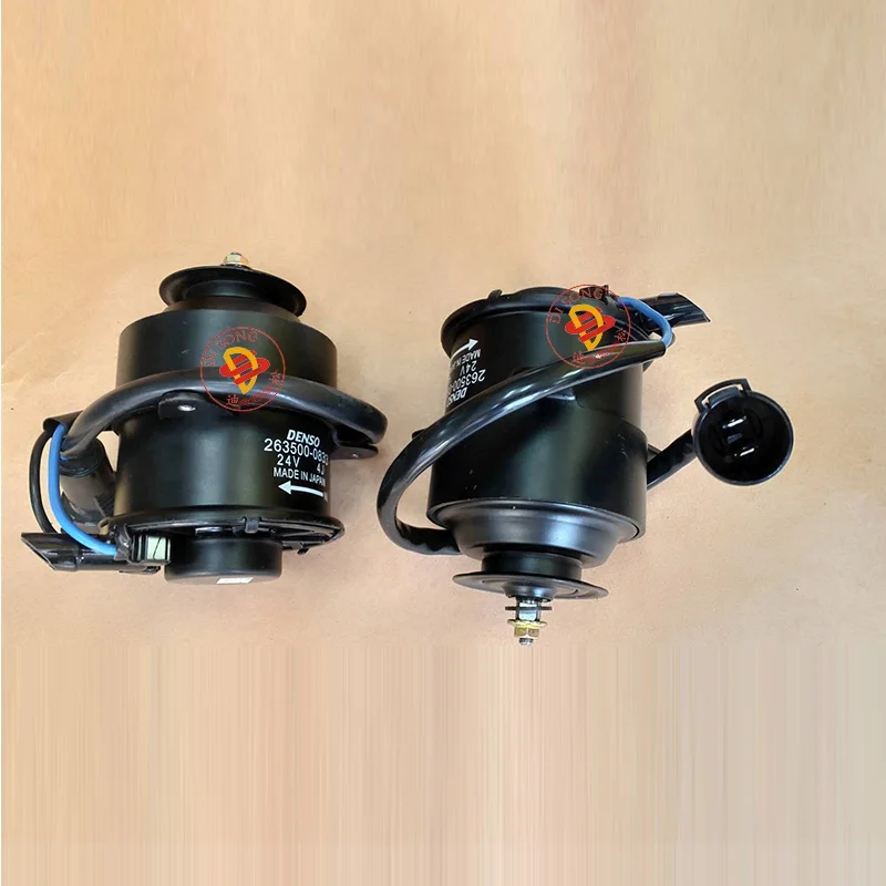 263500-0833ファンモーター & コンデンサーモーター24Vショベル部品