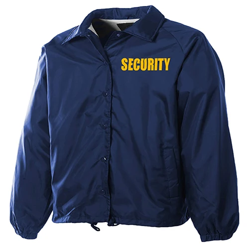 Custom Waterproof Windbreaker Jackets for Security Guards