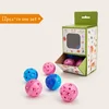 12 Palline Sonore Colorate con Impronta di Zampa + Scatola Espositiva