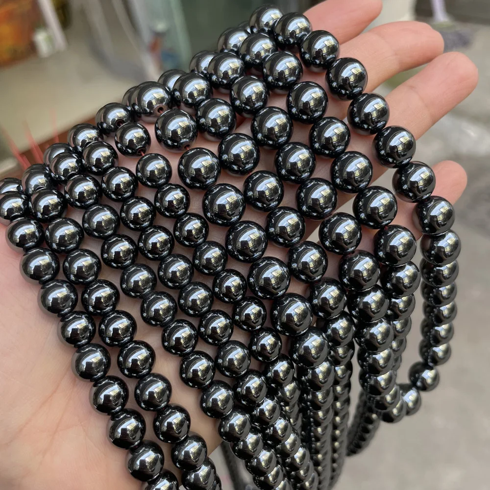 Cheriswely 170 Perline Piatte In Ematite Sintetica 4mm Per Gioielli Fai Da Te – Filo Di Perle Argento Non Magnetiche Per Bracciali, Collane E Orecchini – Ideali Per Creazioni Con Polimero E Vetro