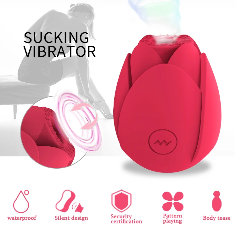 Rose Shape Vagina Sucking Vibrator Intimate Good Nipple Sucker Oral Licking Clitoris Stimulation Powerful Sex Toys for Women Rose Shape Vagina Sucking Vibrator Intimate Good Nipple Sucker Oral Licking Clitoris Stimulation Powerful Sex Toys for Women