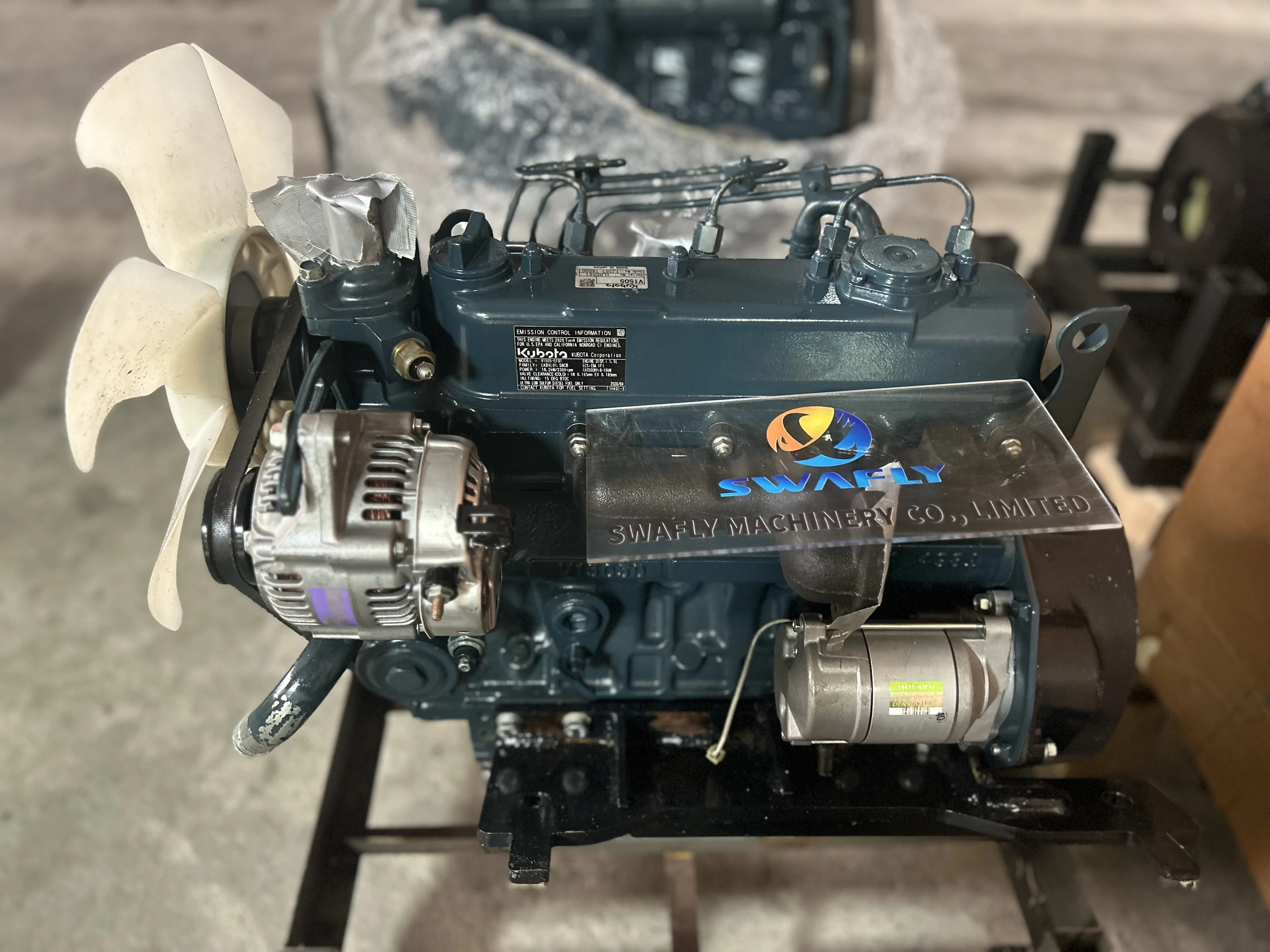 Swafly Original New Kubota V1505 Engine Assembly 1j35316000 Excavator