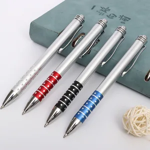 Factory Wholesale Professional Craft Custom Aluminum Ball Pen Comfortable Pen Holder Practical Pen for School Office