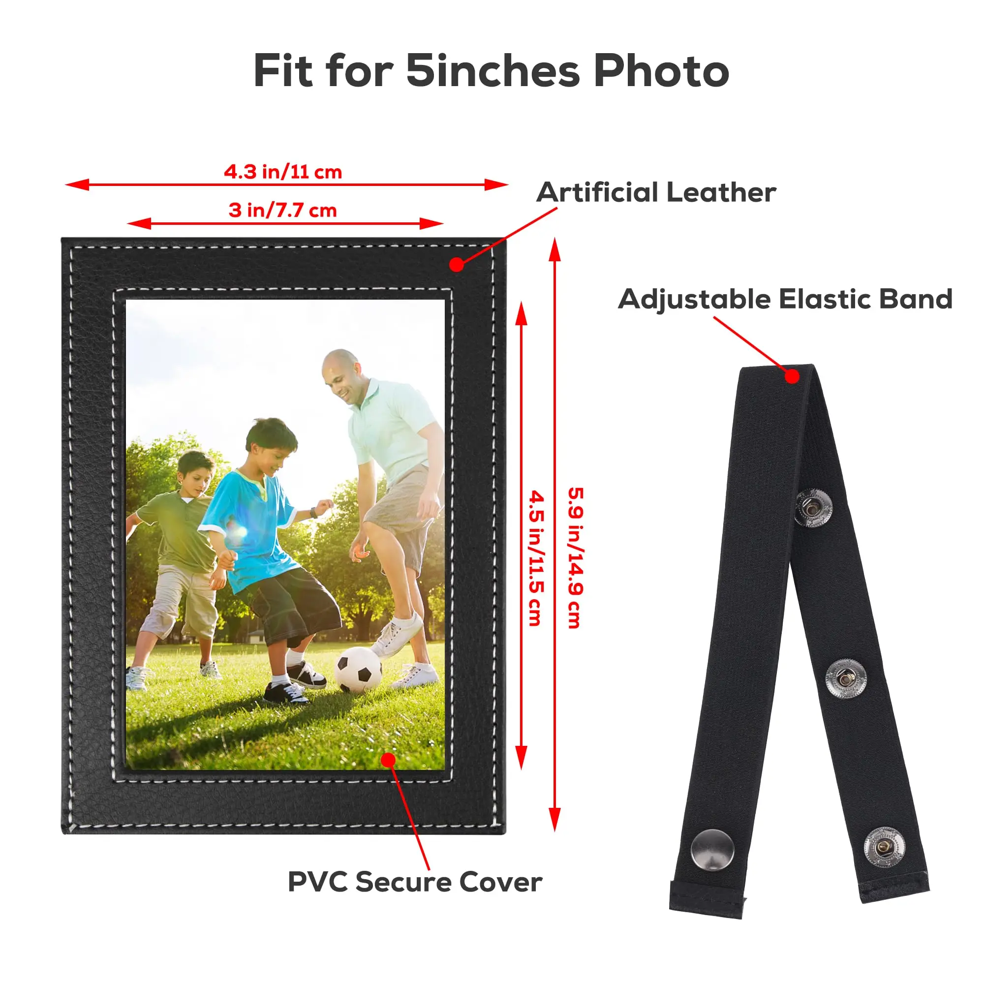 Personalized Car Photo Frame for Dashboard Customizable Vehicle Picture Frame for Family & Travel Memories