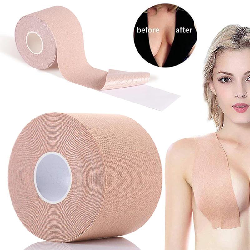 1 Roll 5m Women Breast Nipple Covers Push Up Bra Body Bras Pasties