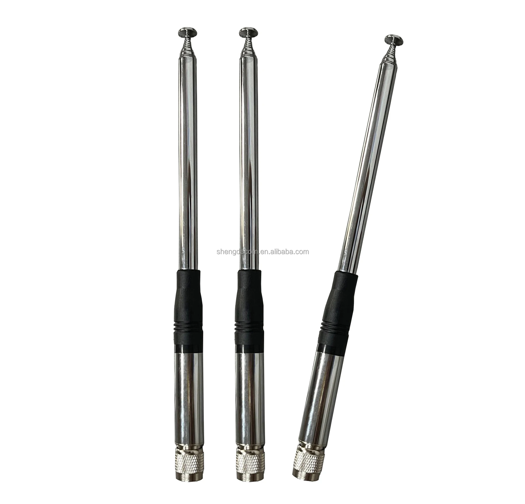 Two way radio antenna 27MHz CB communication antenna handheld telescopic walkie talkie antenna with N male connector