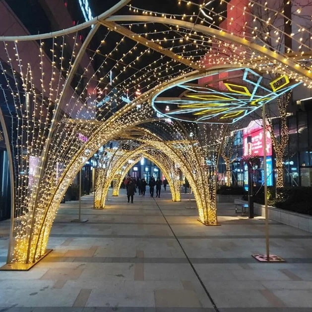 DIYDEC Weihnachtsband-Lichterkette – 4 M, 40 LEDs, Gold, Batteriebetrieben (keine Batterien Inkl.)