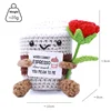 Red Coffee cup holding roses