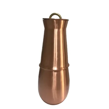 shiny copper water bottle plane polished best selling copper water bottle manufacturer wholesalers India