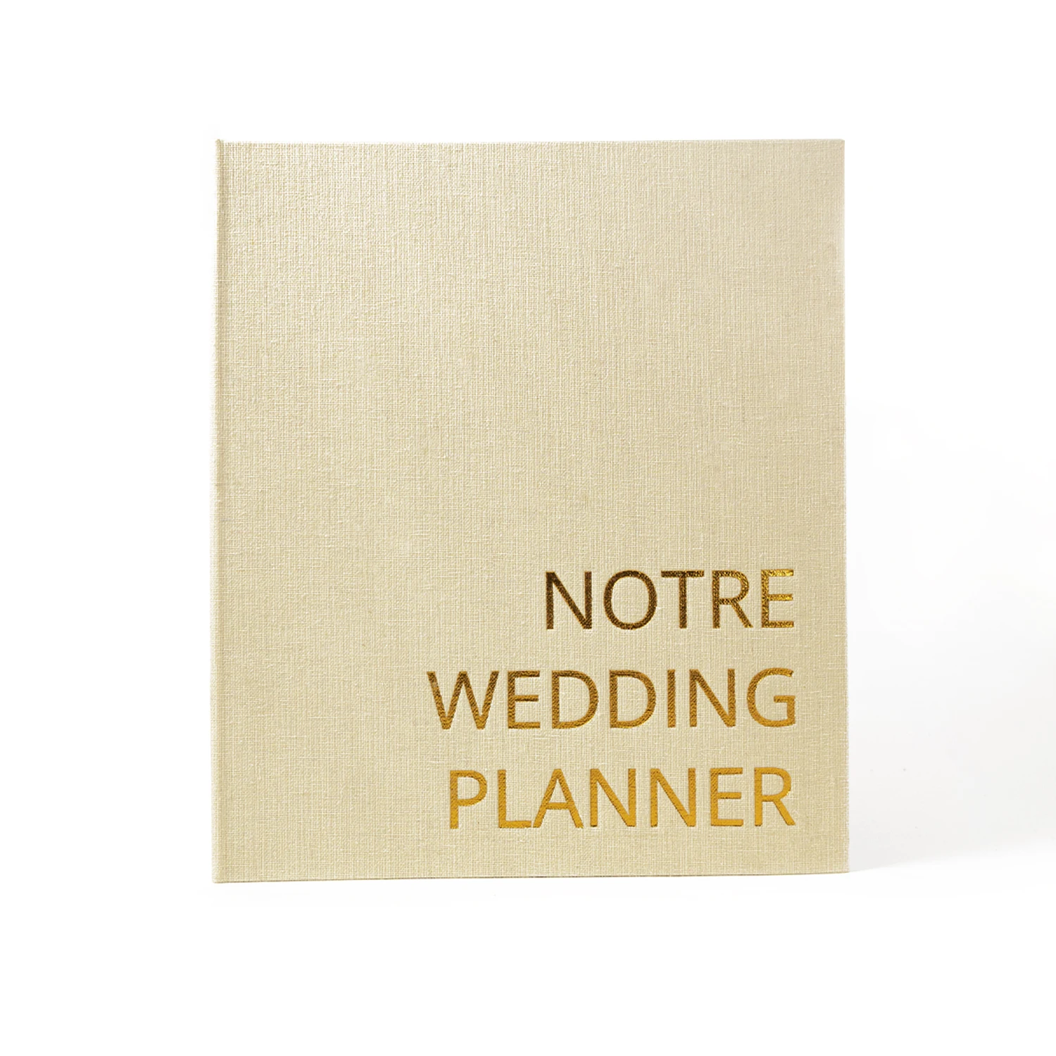 Custom Printing Wedding Planner Linen Bridal Organizer Planning Diary Loose Leaf Hardcover Gift Guest Book Record Planner List