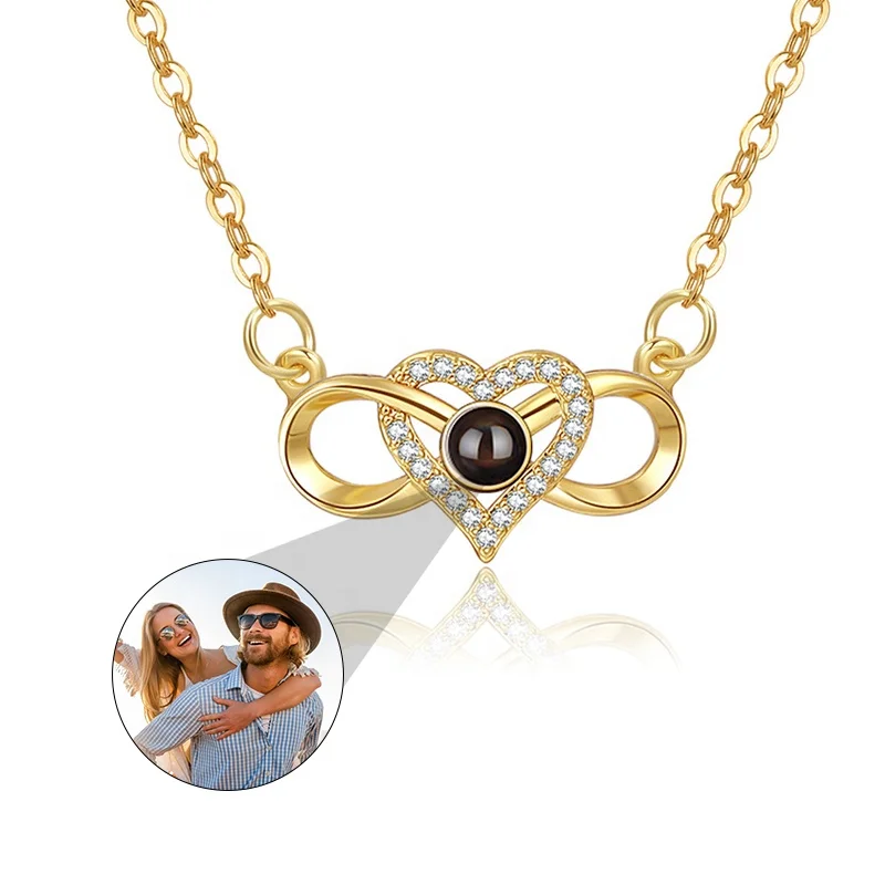 Personalized Projection Necklace Shopify Fulfillment Agent Custom Photo Various Projection Necklaces Jewelry Dropshipping
