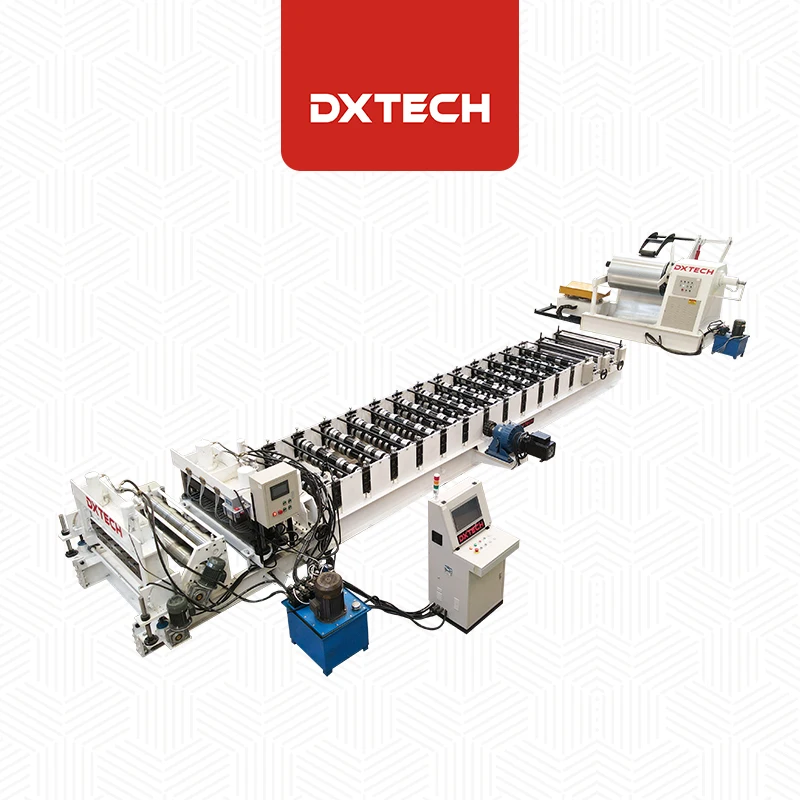 DXTECH Sheet Metal Roll Forming Machine with Hydraulic Uncoiler