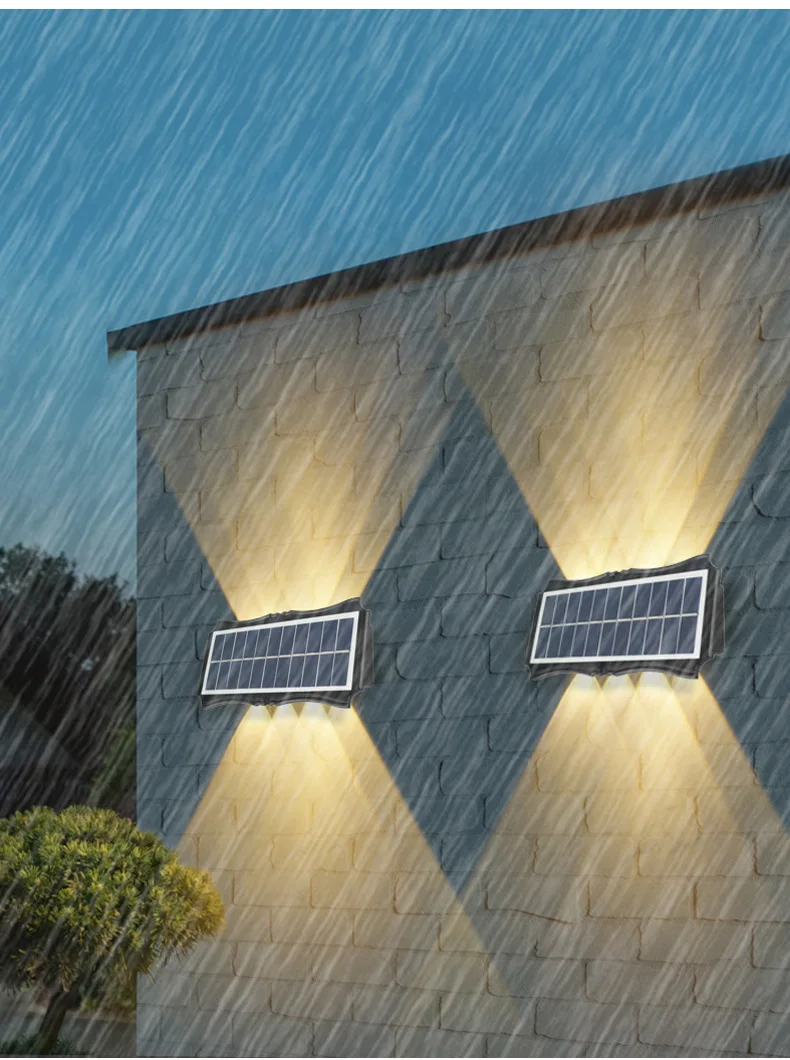 Waterproof Color Outdoor 4W 6W 8W Light-emitting Diode Solar Washing Lamp Garden Hotel Park Outdoor Decorative Lighting