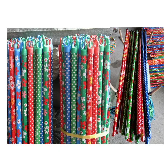 Pvc Covered Wooden Handle for Broom Less Than 1 Dollar