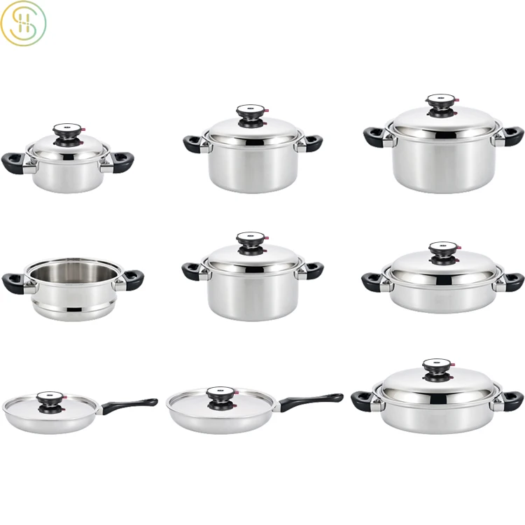 3 Ply 304 Stainless Steels Saucepan Casseroles Induction Stockpot For